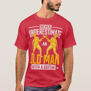 Retired Guitarist Gift Music Quotes Guitar T-Shirt