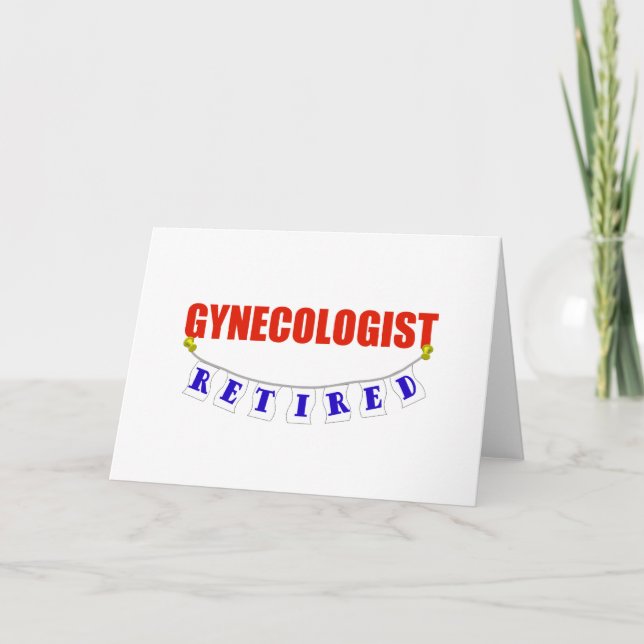 RETIRED GYNECOLOGIST CARD (Front)