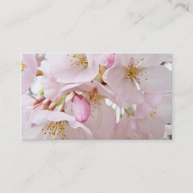 Retired Happy Business Cards Blossoms Retirement (Front)