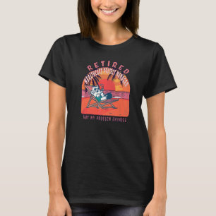 Retired Healthcare Project Manager Vintage Retire T-Shirt