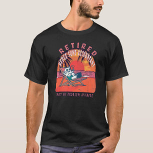 Retired Hedge Fund Accountant Vintage Retirement T-Shirt