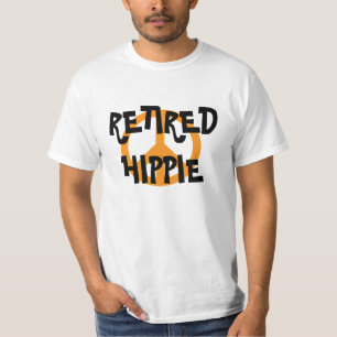 Retired Hippie, peace symbol,  T-Shirt