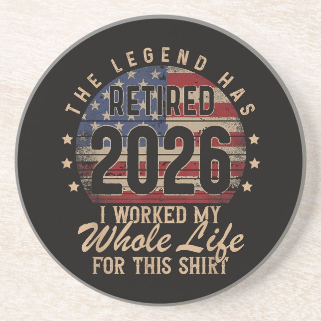 retired i worked whole life for this coaster (Front)