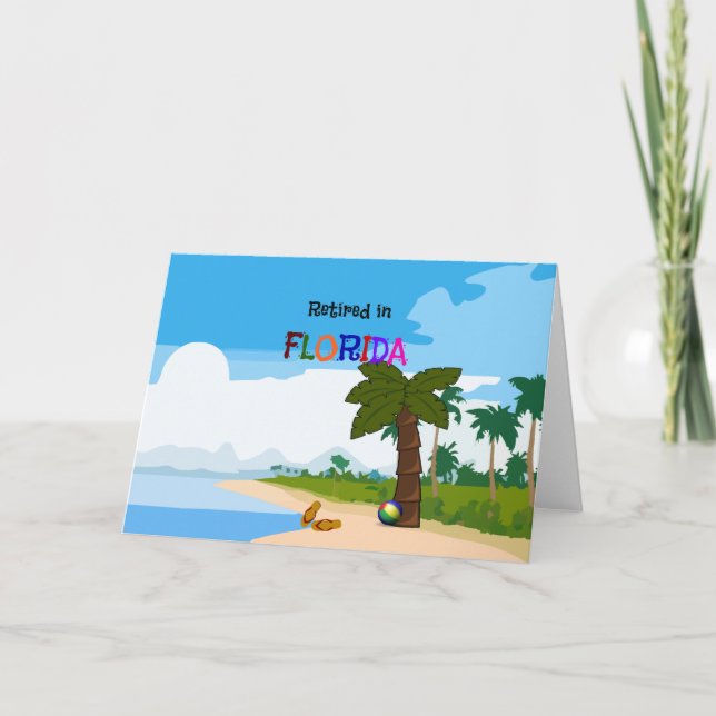 Retired in Florida Card (Front)