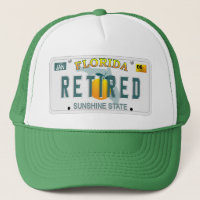 Retired in Florida hat