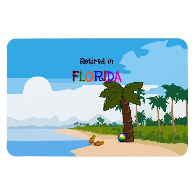 Retired in Florida Magnet (Horizontal)