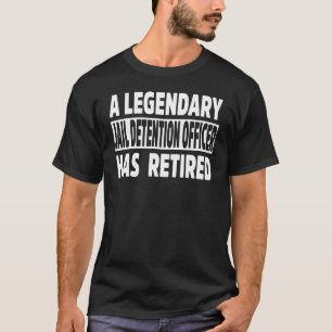 Retired Jail Detention Officer Apparel Officers D T-Shirt