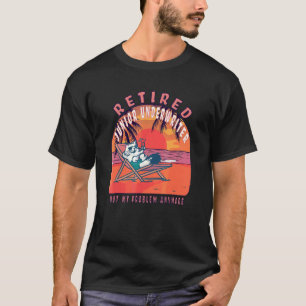 Retired Junior Underwriter Vintage Retirement T-Shirt