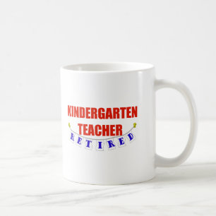 RETIRED KINDERGARTEN TEACHER COFFEE MUG