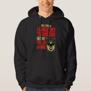 Retired Laboratory Technician Deer Hunting Hoodie