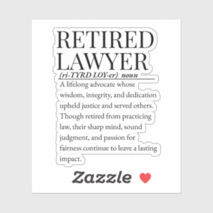 Retired lawyer