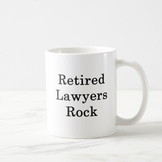 Retired Lawyers Rock Coffee Mug