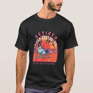 Retired Lead Custodian Vintage Retirement T-Shirt