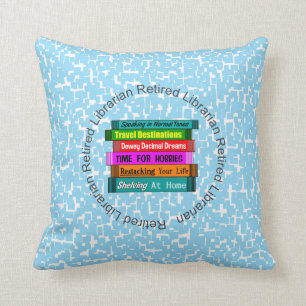 Retired Librarian Cushion