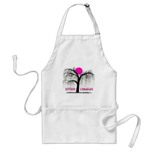 Retired Librarian Gifts Weeping Willow Design Standard Apron