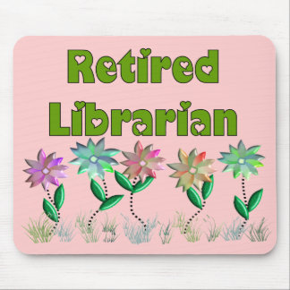Retired Librarian "Spring Sensation" Mouse Mat