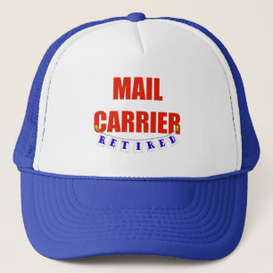 RETIRED MAIL CARRIER TRUCKER HAT
