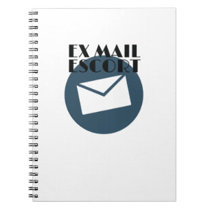 Retired Mailman Ex Mail Escort Mail Carrier Notebook