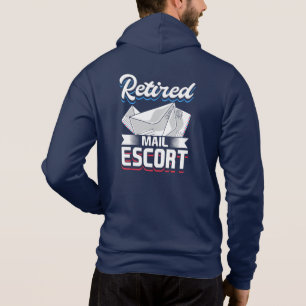 Retired Mailman Postal Worker Retirement Grandpa Hoodie