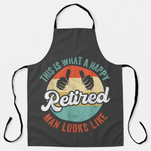 Retired Man Funny Retirement Apron