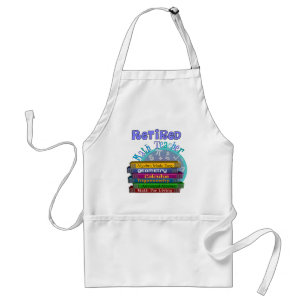 Retired Math Teacher Gifts Standard Apron