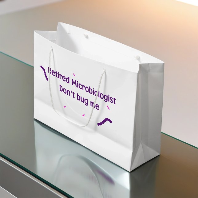 Retired Microbiologist Large Gift Bag (Creator Uploaded)