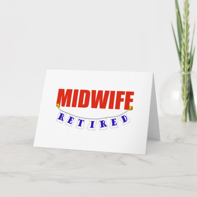 RETIRED MIDWIFE CARD (Front)