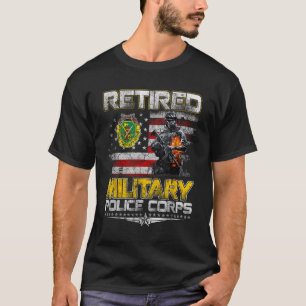 Retired Military Lice Veterans Day Patriotic Memor T-Shirt