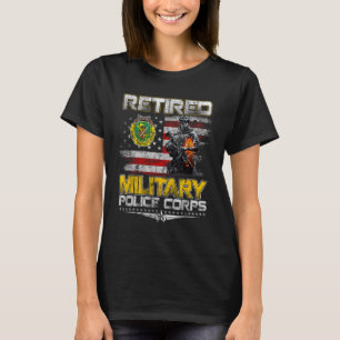 Retired Military Lice Veterans Day Patriotic Memor T-Shirt