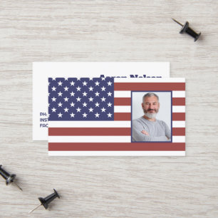 Retired Military Photo Calling Card