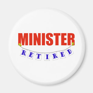 RETIRED MINISTER MAGNET