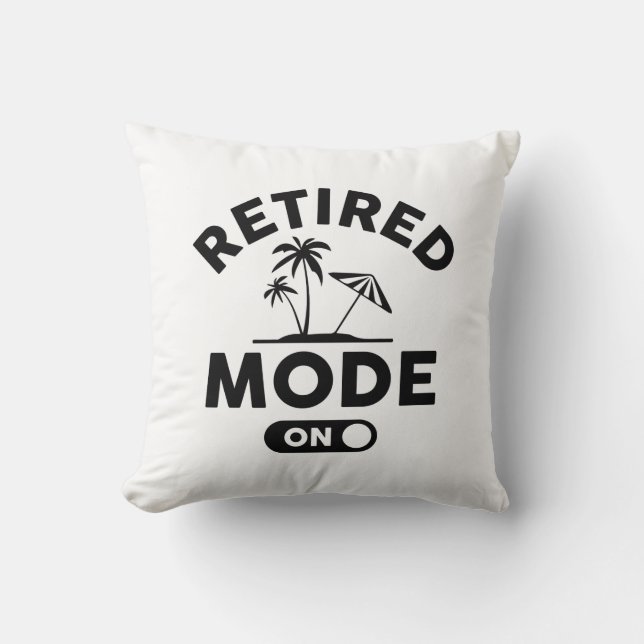 Retired Mode On Cushion (Front)