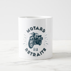 Retired Motard T-shirt Large Coffee Mug
