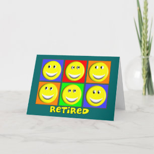 "RETIRED" Multi Design Card