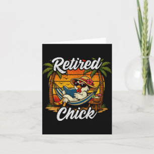 Retired Mum Wife Grandma Retiree - Womens Funny Card