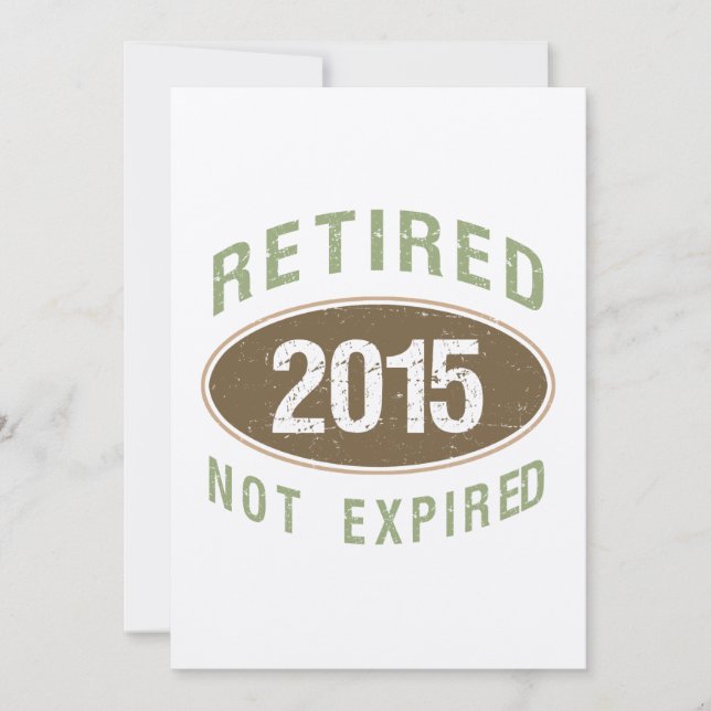 Retired Not Expired 2015 Card (Front)