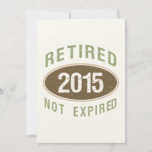 Retired Not Expired 2015 Card