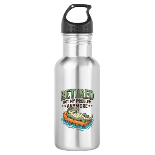 Retired Not My Problem Alligator Vacation Shirt_1 532 Ml Water Bottle