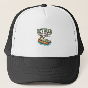 Retired Not My Problem Alligator Vacation Shirt_1 Trucker Hat