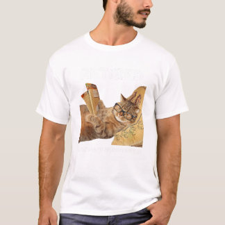 Retired Not My Problem Anymore Funny Cat Retiremen T-Shirt