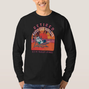 Retired Nurse Case Manager Vintage Retirement T-Shirt