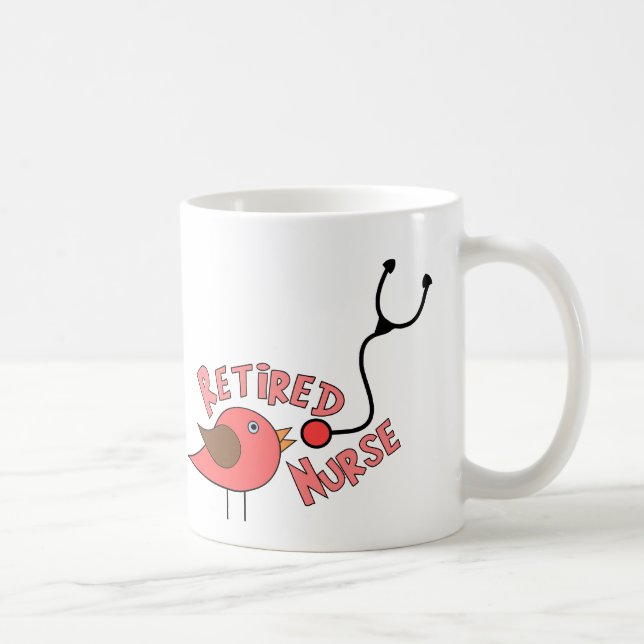 Retired Nurse Gifts Coffee Mug (Right)