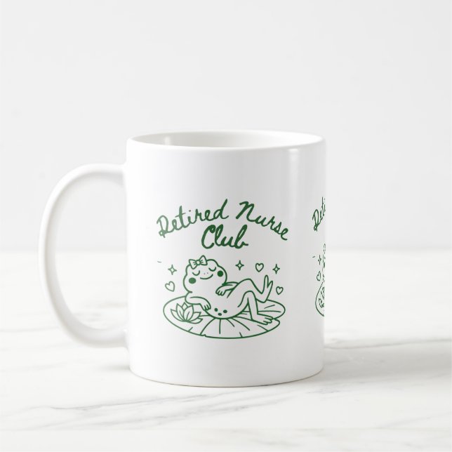 Retired Nurse Mug Gift – Funny Retirement Gift (Left)