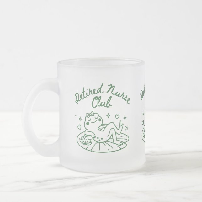 Retired Nurse Mug Gift – Funny Retirement Gift (Left)