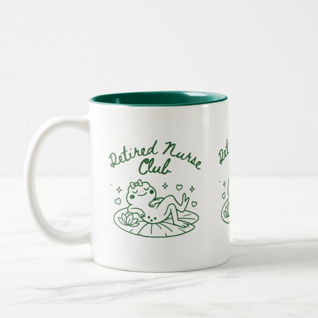 Retired Nurse Mug Gift – Funny Retirement Gift (Left)