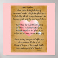 Retired Nurse Poem Art Poster -by gailg,RN