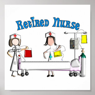 Retired Nurse Poster (Customisable)