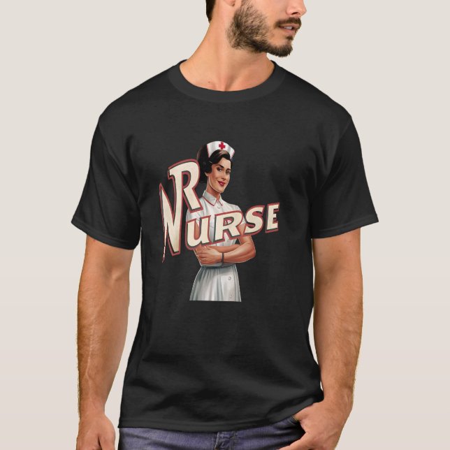 Retired Nurse RN LPN Registered Nurse Emergency De T-Shirt (Front)