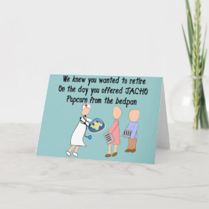 Retired Nurse Story Art Gifts Card
