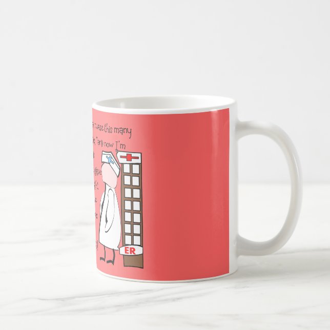 "Retired Nurse"  Story Art--Unique Gift Items Coffee Mug (Right)